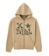 JACQUARD KNIT ZIP UP HOODIE