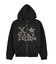 JACQUARD KNIT ZIP UP HOODIE