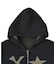 JACQUARD KNIT ZIP UP HOODIE