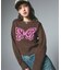 BUTTERFLY XG LOGO COMPACT KNIT TOP