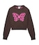 BUTTERFLY XG LOGO COMPACT KNIT TOP