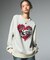 HEART LOGO JACQUARD KNIT TOP