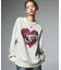 HEART LOGO JACQUARD KNIT TOP