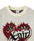 HEART LOGO JACQUARD KNIT TOP