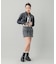 ZIP UP STAND COLLAR DENIM JACKET