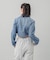ZIP UP STAND COLLAR DENIM JACKET