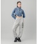 ZIP UP STAND COLLAR DENIM JACKET