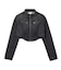 ZIP UP STAND COLLAR DENIM JACKET