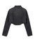 ZIP UP STAND COLLAR DENIM JACKET