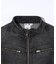 ZIP UP STAND COLLAR DENIM JACKET
