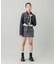 ZIP UP STAND COLLAR DENIM JACKET