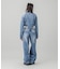 ZIP UP STAND COLLAR DENIM JACKET