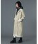 FADED STAND COLLAR LONG COAT