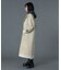 FADED STAND COLLAR LONG COAT