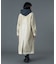 FADED STAND COLLAR LONG COAT