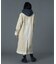 FADED STAND COLLAR LONG COAT