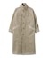 FADED STAND COLLAR LONG COAT