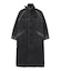 FADED STAND COLLAR LONG COAT