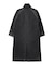 FADED STAND COLLAR LONG COAT