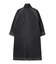 FADED STAND COLLAR LONG COAT