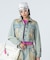 FADED FACE LABEL COMPACT DENIM JACKET