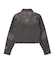 FADED FACE LABEL COMPACT DENIM JACKET