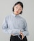 FACE LABEL CROPPED L/S SHIRT