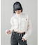 FACE LABEL CROPPED L/S SHIRT
