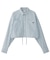 FACE LABEL CROPPED L/S SHIRT