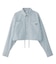 FACE LABEL CROPPED L/S SHIRT