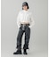 FACE LABEL CROPPED L/S SHIRT