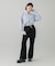 FACE LABEL CROPPED L/S SHIRT