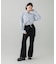 FACE LABEL CROPPED L/S SHIRT