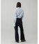 FACE LABEL CROPPED L/S SHIRT
