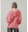GRADIENT LOGO JACQUARD KNIT HOODIE