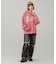 GRADIENT LOGO JACQUARD KNIT HOODIE