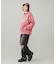 GRADIENT LOGO JACQUARD KNIT HOODIE