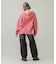 GRADIENT LOGO JACQUARD KNIT HOODIE