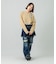 EMBLEM V-NECK KNIT TOP