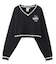 EMBLEM V-NECK KNIT TOP
