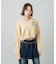 EMBLEM V-NECK KNIT TOP