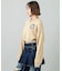 EMBLEM V-NECK KNIT TOP