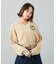 EMBLEM V-NECK KNIT TOP