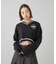 EMBLEM V-NECK KNIT TOP