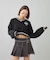EMBLEM V-NECK KNIT TOP
