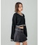 EMBLEM V-NECK KNIT TOP