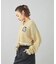 EMBLEM V-NECK KNIT TOP