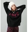 GOTHIC LOGO JACQUARD KNIT TOP
