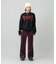 GOTHIC LOGO JACQUARD KNIT TOP