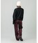 GOTHIC LOGO JACQUARD KNIT TOP
